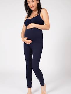 Vêtements de grossesse-Legging, collant-Legging grossesse taille haute eco-responsable long