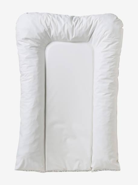 Matelas à langer Lionceau blanc imprimé+écru+vert de gris 9 - vertbaudet enfant 