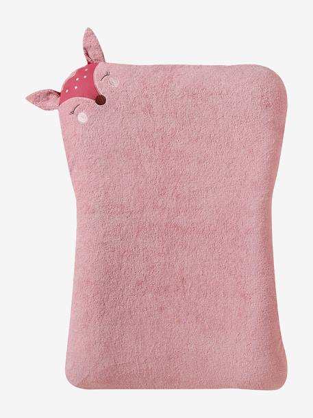 Lot de 2 housses de matelas à langer animaux blush+Dans les bois+Lovely Leo+noix de pécan 5 - vertbaudet enfant 