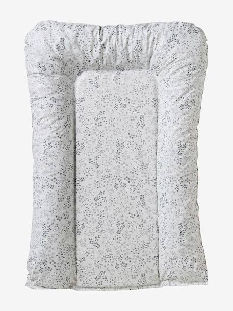 Matelas à langer Lionceau blanc imprimé+écru+vert de gris 11 - vertbaudet enfant 