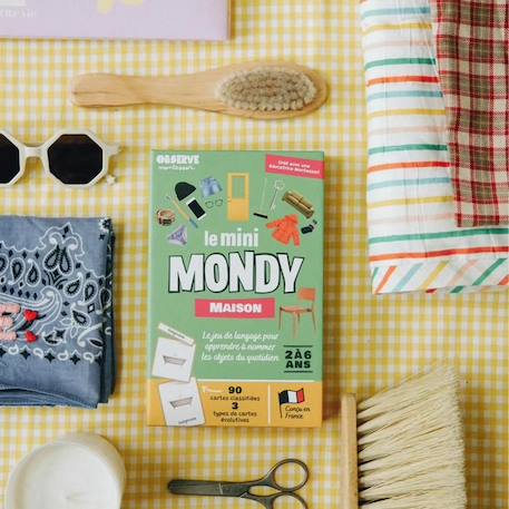 Mini-Mondy: un jeu de langage 10 en 1 pour découvrir de nouveaux mots autour de la maison VERT 4 - vertbaudet enfant 