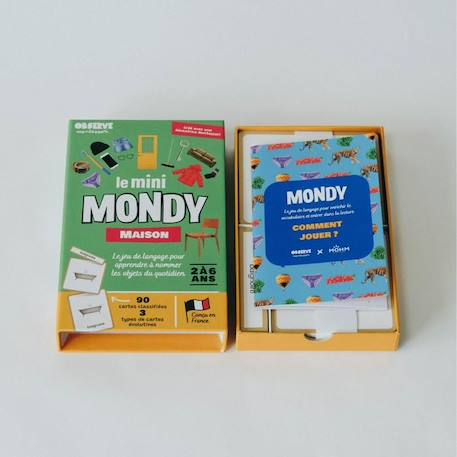 Mini-Mondy: un jeu de langage 10 en 1 pour découvrir de nouveaux mots autour de la maison VERT 2 - vertbaudet enfant 