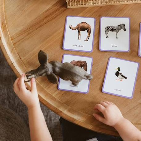 Mini-Mondy: un jeu de langage 10 en 1 pour découvrir de nouveaux mots autour des animaux BLEU 6 - vertbaudet enfant 