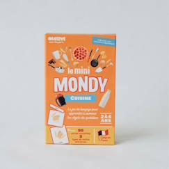 Jouet-Mini-Mondy: un jeu de langage 10 en 1 pour découvrir de nouveaux mots autour de la cuisine
