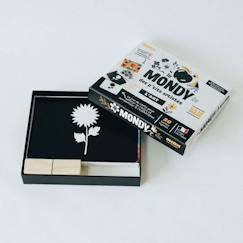 Jouet-Jeux éducatifs-Mondy des P'tits Artistes: 20 cartes constratées en Noir & Blanc