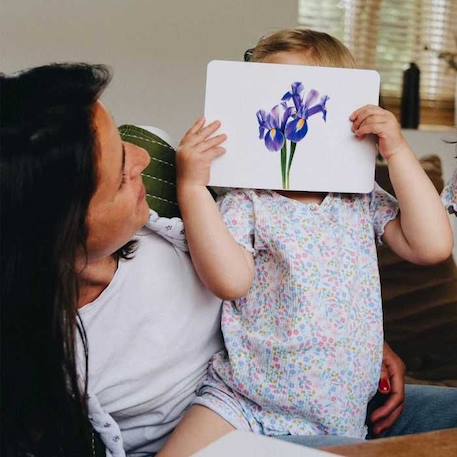 Mondy des P'tits Curieux : 45 cartes de langage bilingues sur le thème de la Nature VERT 4 - vertbaudet enfant 