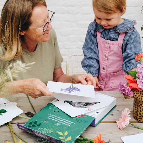 Mondy des P'tits Curieux : 45 cartes de langage bilingues sur le thème de la Nature VERT 1 - vertbaudet enfant 