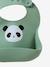 Lot de 2 bavoirs en silicone Lovely Leo+marron+vert sauge 15 - vertbaudet enfant 