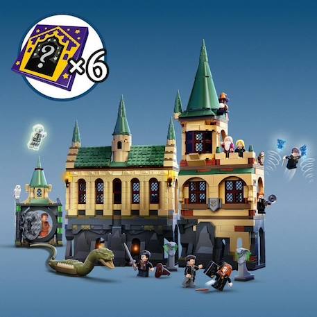 LEGO® 76389 Harry Potter™ La Chambre des Secrets de Poudlard Jouet Château avec Grande Salle + Figurine Edition 20ème Anniversaire GRIS 3 - vertbaudet enfant 
