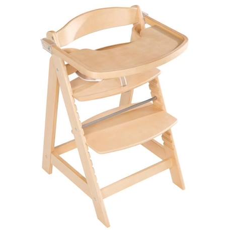 Chaise haute évolutive - ROBA - Sit Up FUN - Bois naturel - Ceinture de sécurité BEIGE 3 - vertbaudet enfant 