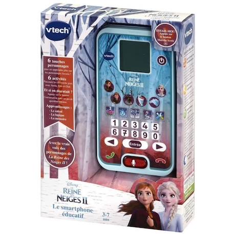 Smartphone éducatif VTECH - La Reine des Neiges 2 - 3-7 ans - Jeux éducatifs inclus BLEU 6 - vertbaudet enfant 