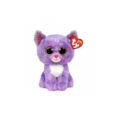 Jouet-Premier âge-Peluches-Peluche - TY - Ty Beanie Boos Medium Cassidy Le Chat - Rouge - 3 ans et plus - Plush