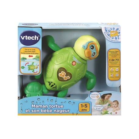 Jouet de Bain - VTECH BABY - Maman Tortue et son Bébé Nageur - Vert - Mixte - 12 mois et plus VERT 6 - vertbaudet enfant 