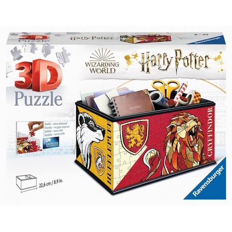 Puzzle 3D Boite de rangement Harry Potter - Ravensburger - 216 pièces - Sans colle - Dès 8 ans BLANC 2 - vertbaudet enfant 