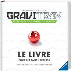 Jouet-Jeux d'imagination-Jeux de construction-Livre GraviTrax - 110 pages d'astuces et défis - Jeu de construction STEM - Circuit de billes créatif - Ravensburger - dès 8 ans