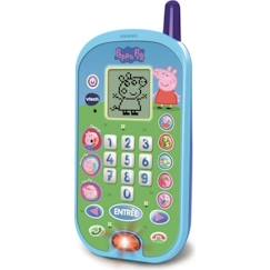 Jouet-Jeux éducatifs-Téléphone enfant - VTECH - Peppa Pig - Sons amusants - Éducatif