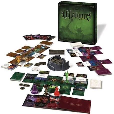 DISNEY VILLAINOUS - Ravensburger - Jeu de stratégie famille - immersif et diabolique - 2 à 6 joueurs - Dès 10 ans VERT 1 - vertbaudet enfant 