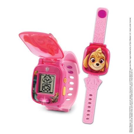 Montre-Jeu Interactive de Stella - VTECH - Pat'Patrouille - Ecran animé - 4  jeux - 12 cadrans - Rose rose - Vtech