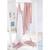 ROBA Coffret Bébé Lil Planet - 8 PCS - 1 Cape de Bain + 5 Gants de Toilette + 1 Doudou + 1 Couverture - Rose / Gris ROSE 3 - vertbaudet enfant 