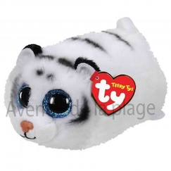 Jouet-Premier âge-Peluche Teeny Ty Tungra le tigre blanc - TY - Collection de peluches mignonnes