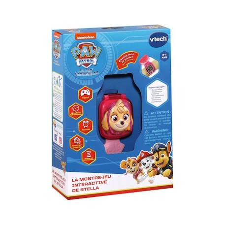 Montre-Jeu Interactive de Stella - VTECH - Pat'Patrouille - Ecran animé - 4 jeux - 12 cadrans - Rose ROSE 3 - vertbaudet enfant 