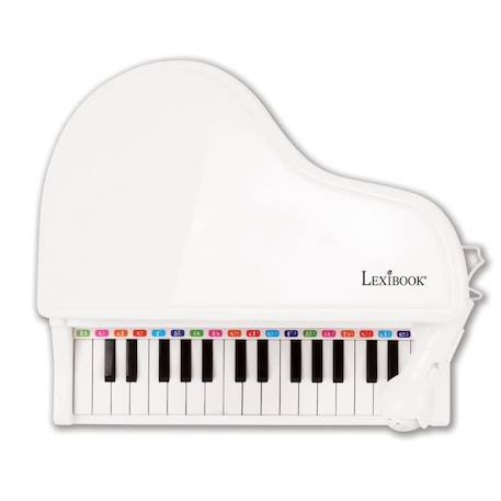 Mini piano à queue électronique avec micro, 31 touches lumineuses et câble Aux-In BLANC 3 - vertbaudet enfant 