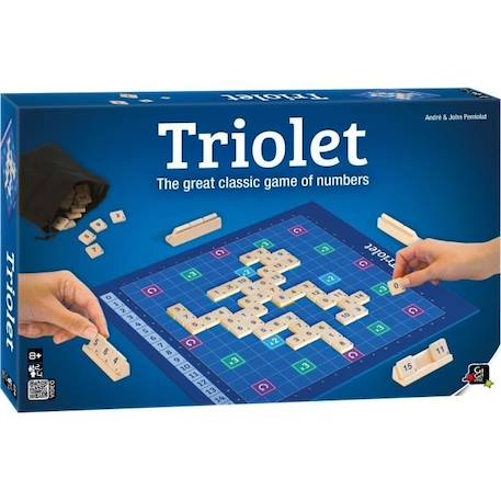 Jeu de société - GIGAMIC - Triolet - Calcul mental - Plateau de jeu en bois - 2 joueurs ou plus BLEU 1 - vertbaudet enfant 