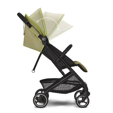 Poussette citadine compacte BEEZY Nature Green CYBEX - De la naissance à 4 ans - Vert VERT 4 - vertbaudet enfant 