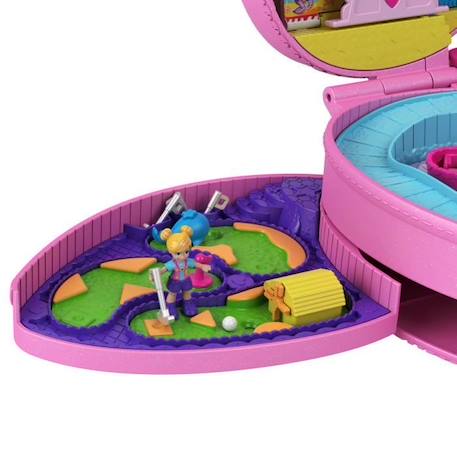 Polly Pocket - Pollyville - Coffret Fête Foraine Transportable - 4 espaces de jeu et de nombreux accessoires - Dès 4 ans ROSE 3 - vertbaudet enfant 