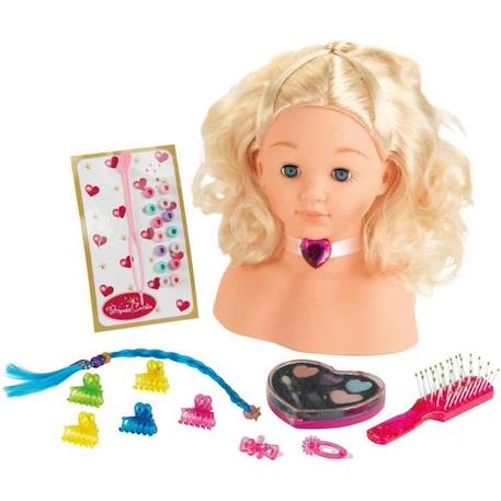 Tête à coiffer et à maquiller Princess Coralie Little Sophia avec accessoires - KLEIN BEIGE 2 - vertbaudet enfant 