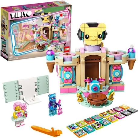 LEGO® 43111 VIDIYO Candy Castle Stage BeatBox Music Video Maker, jouet Musical et Application de Réalité Augmentée pour Enfants JAUNE 1 - vertbaudet enfant 