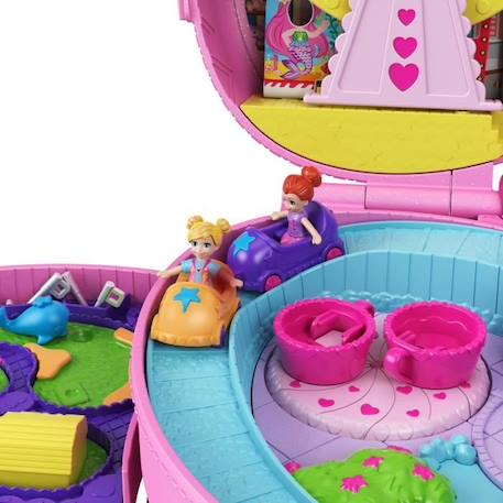 Polly Pocket - Pollyville - Coffret Fête Foraine Transportable - 4 espaces de jeu et de nombreux accessoires - Dès 4 ans ROSE 2 - vertbaudet enfant 