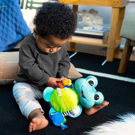 BABY EINSTEIN Ocean Explorers Neptune's Sensory Sidekick jouet en peluche, dès la naissance BLANC 3 - vertbaudet enfant 