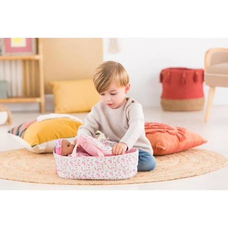 Couffin fleuri pour poupon 30 cm - Corolle ROSE 6 - vertbaudet enfant 