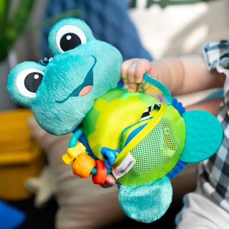 BABY EINSTEIN Ocean Explorers Neptune's Sensory Sidekick jouet en peluche, dès la naissance BLANC 6 - vertbaudet enfant 