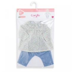 Jouet-Poupons et poupées-Poupées mannequins et accessoires-Ensemble Blouse et Pantalon Corolle - Bb42 - Rose - Pour Enfant de 2 ans et plus