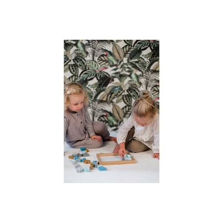 Puzzle en bois 3D Alphabet - KINDSGUT - Éléphant - Animaux - Bleu - Moins de 100 pièces BLEU 3 - vertbaudet enfant 