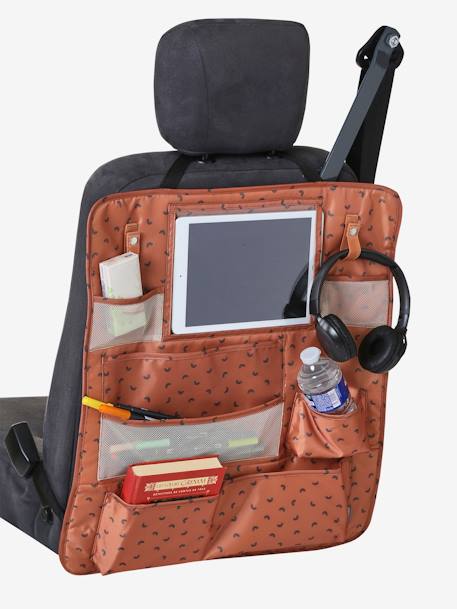 Organisateur de voiture Fashion Roll cuivre irisé+écru 1 - vertbaudet enfant 