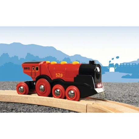 Locomotive Rouge Puissante à piles BRIO - Circuit de train en bois - Ravensburger - Dès 3 ans - 33592 VERT 4 - vertbaudet enfant 