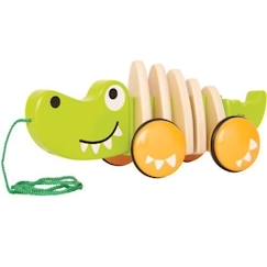 -Jouet à tirer Crocodile - HAPE - E0348 - Mixte - Intérieur