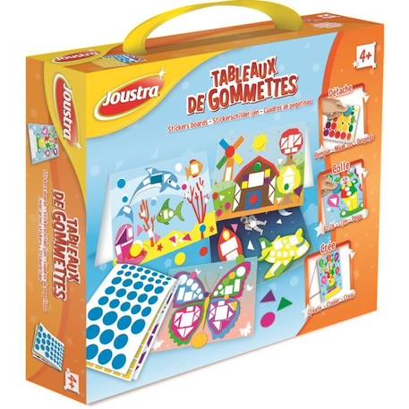 Joustra - Tableaux de Gommettes - Orange - Mixte - A partir de 4 ans ORANGE 2 - vertbaudet enfant 