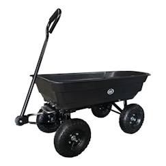 Jouet-Jeux de plein air-Chariot de jardin avec basculeur AXI AG75 - Noir - Capacité 75L/250kg