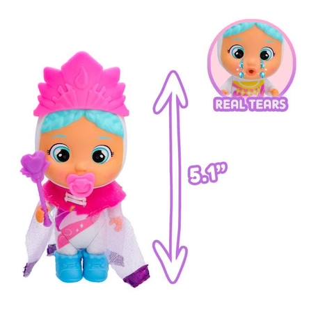 Château et mini poupée Elodie Icy Cry Babies Magic Tears - A partir de 3 ans ROSE 2 - vertbaudet enfant 
