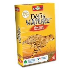 Jeu de cartes Bioviva Défis Nature Records des animaux Multicolore - Pour Enfant - 2 joueurs ou plus - Durée du jeu 30 min  - vertbaudet enfant