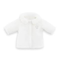 Jouet-Poupons et poupées-Poupons et accessoires-Manteau Soir De Fête - COROLLE - Vêtement pour poupée de 36 cm - Blanc - Mixte - A partir de 4 ans
