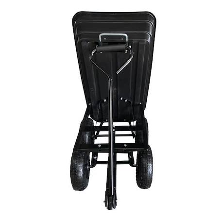 Chariot de jardin avec basculeur AXI AG75 - Noir - Capacité 75L/250kg NOIR 4 - vertbaudet enfant 