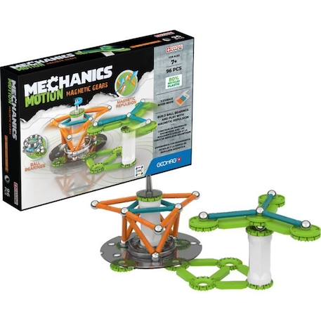 Geomag mechanics - Ecofriendly 96 pieces VERT 3 - vertbaudet enfant 