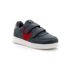 Chaussures-Chaussures fille 23-38-Baskets, tennis-Baskets Enfant - VICTORIA - Bleu - Cuir - Scratch