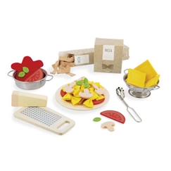 Set de pâtes JANOD - Jouet d'imitation en bois et carton - 58 accessoires  - vertbaudet enfant