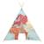 Tente Tipi pour Enfants SUNNY - Carte du monde en couleur - 120x120 cm BLANC 3 - vertbaudet enfant 